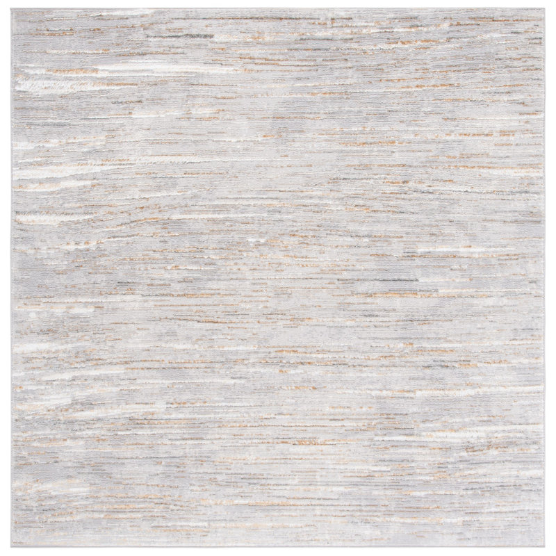 Tapis abstrait Korn Performance, Carré 3 pi