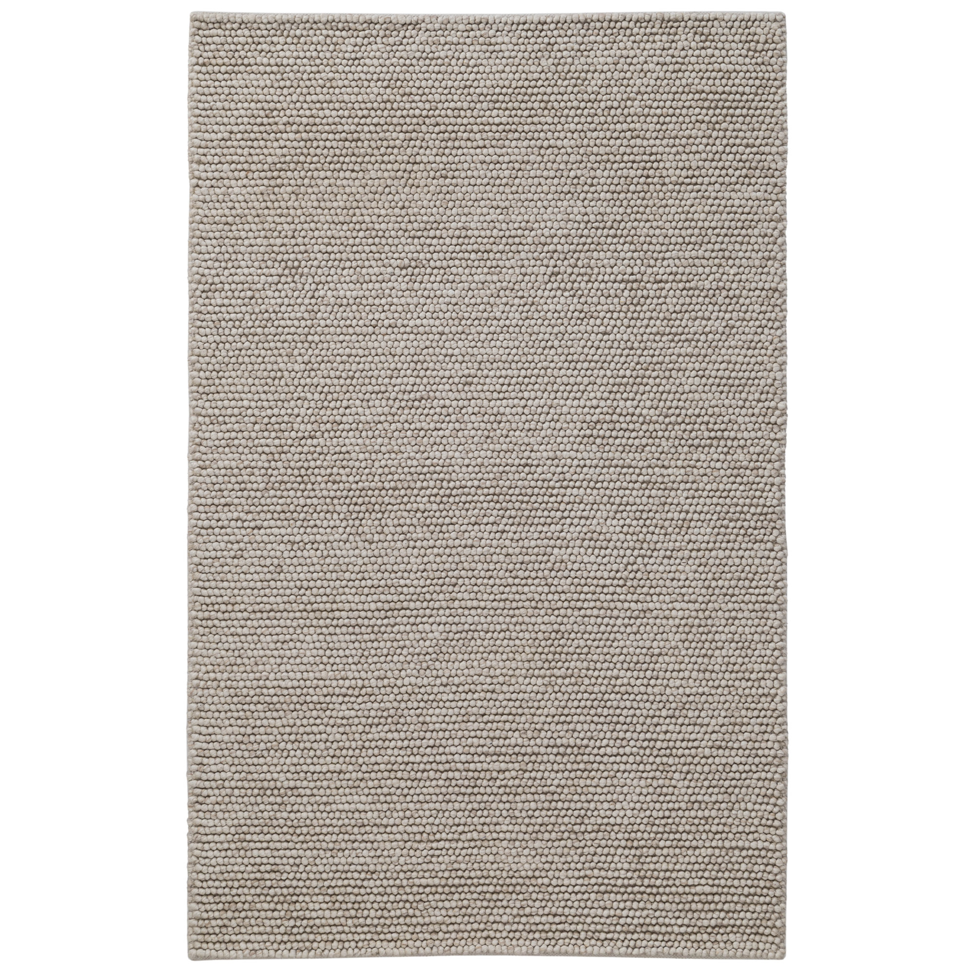 Elida Handwoven Flatweave Wool Area Rug, Rectangle 5' x 8', Beige