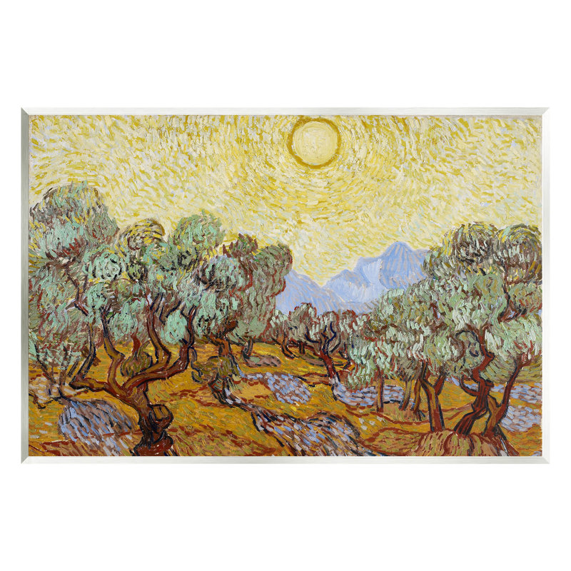 Olive Trees Van Gogh Landscape Wood Wall Art