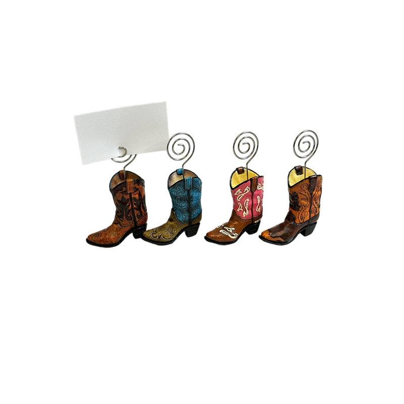 Ensemble de 4 porte-cartes Cowboy
