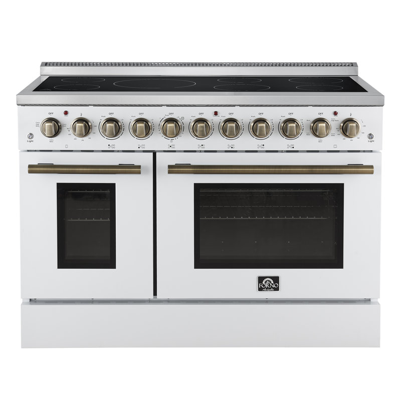 Paolo 48 Inch Electric Range White, White