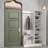 Hall Tree With Mirror