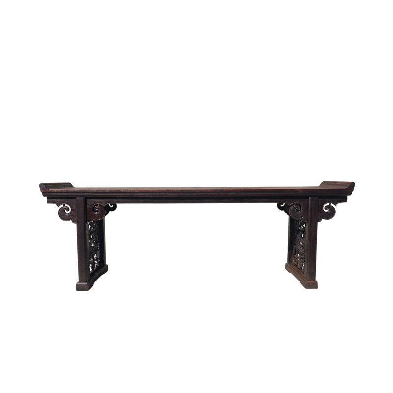 Mid 18th Century 107" Long Everted-Flange Altar Table
