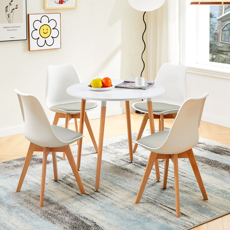 Theresa 4 - Person Dining Set, Grey
