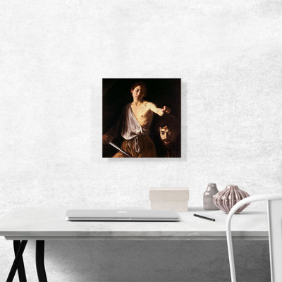 " David with the Head of Goliath 1610 " by Caravaggio Oil Painting