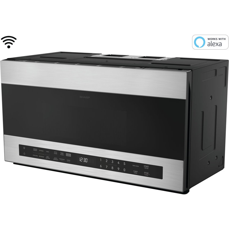 Four à micro-ondes à recirculation intelligente de 900 watts avec capteur et cuisson de pointe de 1,9 pi³ 29,88 po Sharp