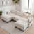 Chenille beige / blanc est en rupture de stock