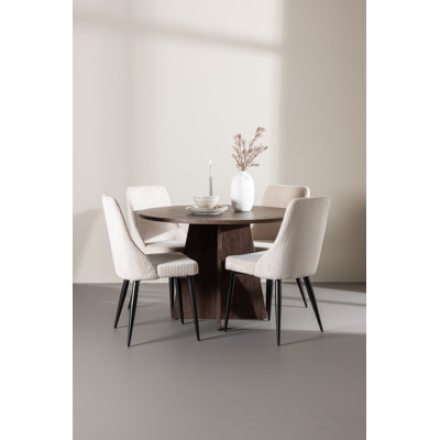 Alonso 4 - Person Dining Set