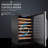 Ivation Single Zone 19.5 " Freestanding 51 Bottle Wine Refrigerator