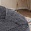 Fauteuil à billes rembourré avec repose-pieds-1595264751