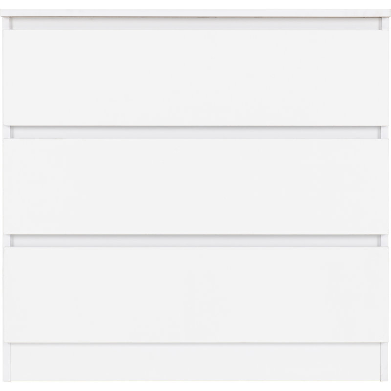 Braunstein 3 Drawer Chest, White