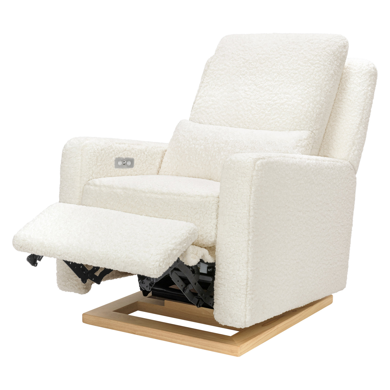 Babyletto Sigi Nursery Power Recliner and Glider | Electronic Recline, USB Port, Water Repellent Eco-Performance Fabric