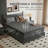 10'' King Hybrid Mattress, Medium-Firm Support, Pocket Spring & Memory Foam, Mattress in a Box, Motion Isolation, Breathable & Fiberglass-Free-1817928537-1817928482
