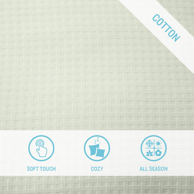 Comforter Set, Queen Comforter + 2 Standard Shams, White