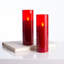 Ensemble de 6 bougies à DEL en verre rouge sans flamme avec télécommande