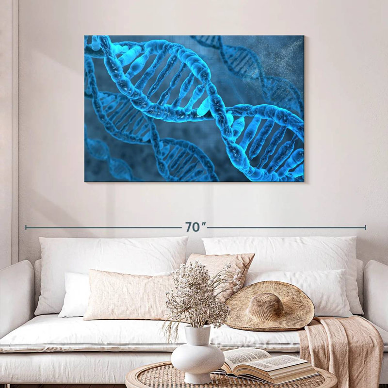 Keiri DNA Molecules, 30'' H x 45'' W