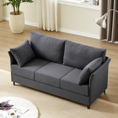 Modern Sofa Modern Detachable Sofa 3 Seater Sofa Couches With Metal Frame For Living Room Apartment Bedroom,Linen