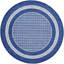 Géométrique bleu / blanc intérieur-1143795077