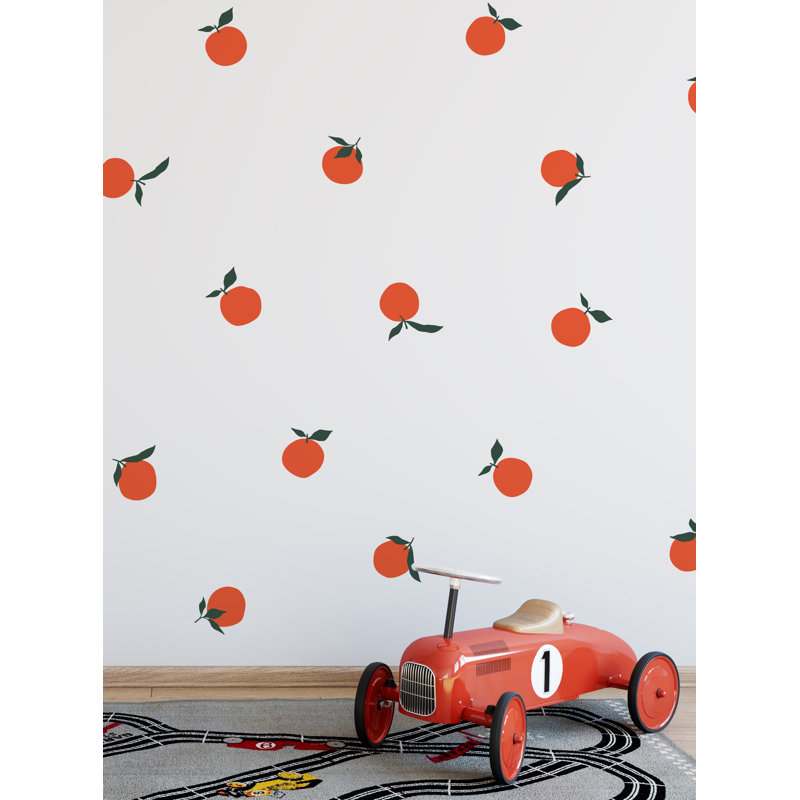 Adhésif décoratif orange, Rouge