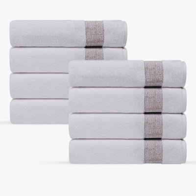 Jonnae 8 pcs Turkish Hand Towels Set
