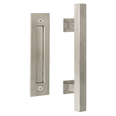 Square Ladder Barn Door Handle with Flush Handle, 12"