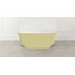 Amiata Painted 64-3/4" x 31-1/2" Freestanding Soaking Bathtub in Volcanic Limestone with Overflow Hole
