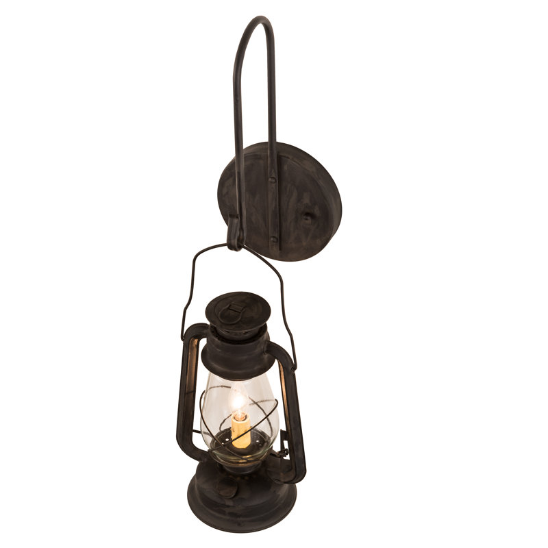 Miner's 1 - Light Outdoor Wall Lantern, Costello Black