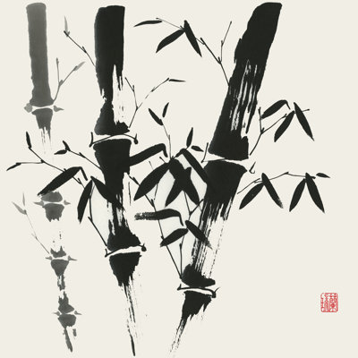 Bamboo Collection VI by Nan Rae - Wrapped Canvas Print