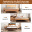 Wood Furniture Risers, Heavy Duty Loading Capacity for TV Stand Bed Frame Table Couch Desk-126281517-126281519