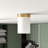 Piper 6" Flush Mount With Fabric Shade In Blackened Bronze/White-320563355