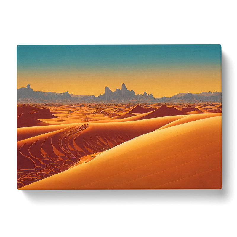 Angelical Desert - Wrapped Canvas, 25cm H x 34cm W x 3cm D
