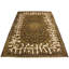 Tapis blanc / verdâtre rectangulaire en laine noué à la main 7 pi 7 po x 11 pi 1 po Paralta