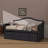 Twin Daybed With Trundle, Daybed With 2 Storage Drawers, Wooden Sofa Bed With Upholstered Button Tufted Backrest For Living Room-1385214268