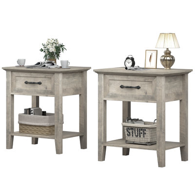 64.4906cm W Bedside Table
