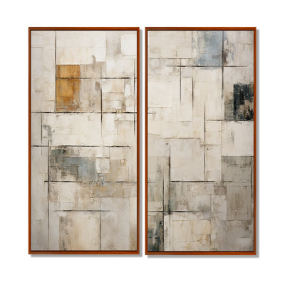 Minimalisme beige et or scandinave V - impressions d'art scandinaves sur toile