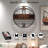 Lusila Manufactured Wood Wall Clock