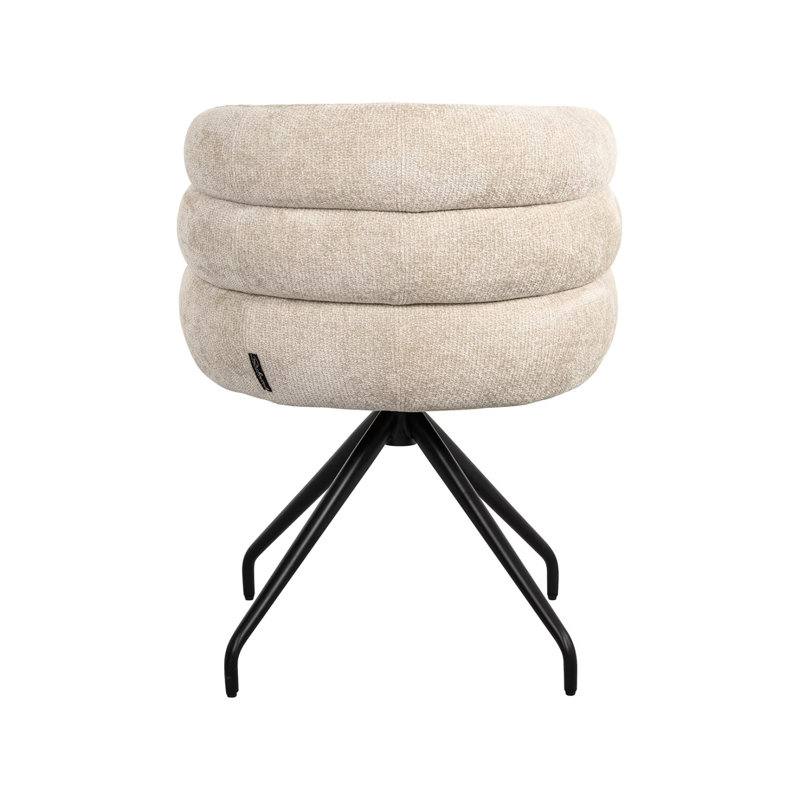 Accent Chair Swivel Chair, Cream