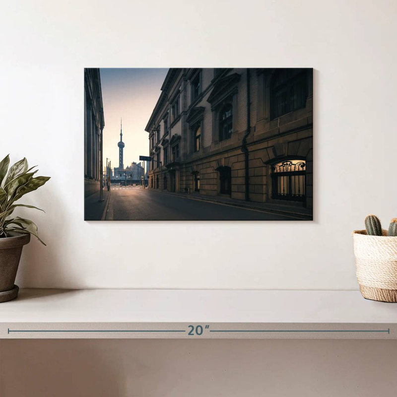 Shanghai Street, 8" H x 12" W