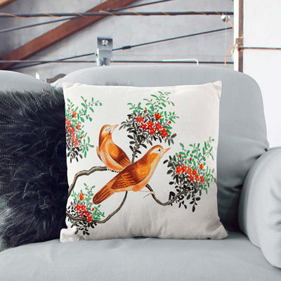 Floral Square Cushion