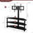Multi-Function TV Stand Height Adjustable Bracket Swivel 3-Tier