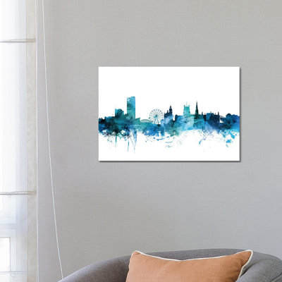 Sheffield, England Skyline by Michael Tompsett - Wrapped Canvas Gallery-Wrapped Canvas Giclée