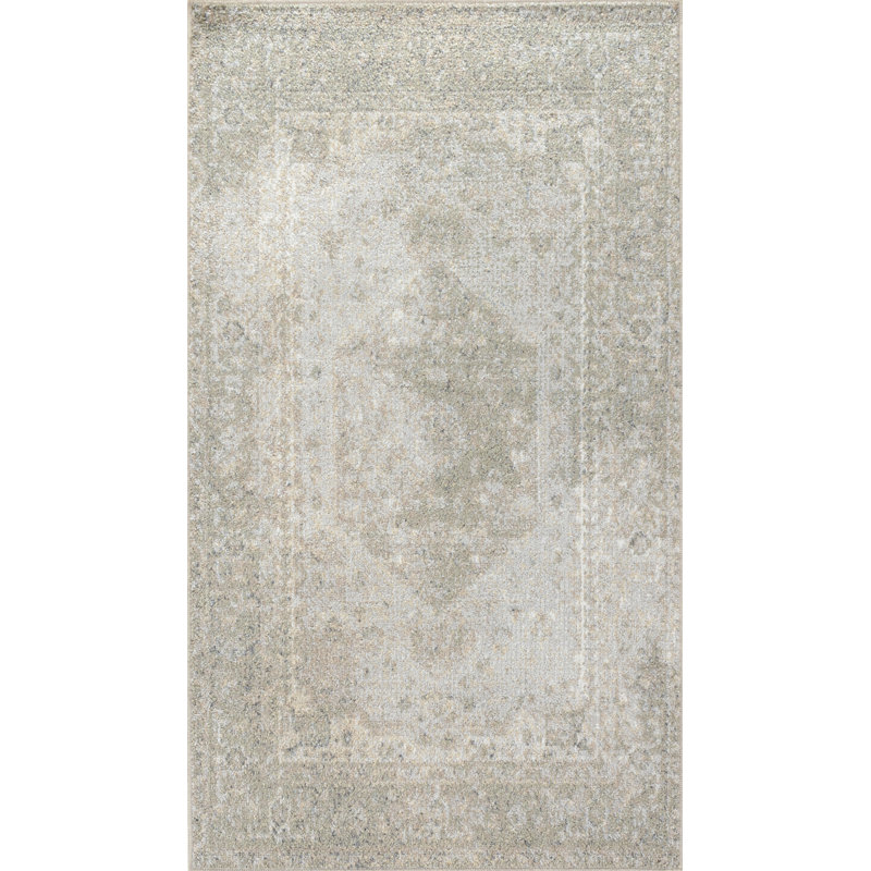 Machine Washable Traditionnal Boho Camel Area Rug, Rectangle 69 x 114cm