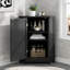 Armoire de salle de bain d'angle avec tablette réglable-1189079976