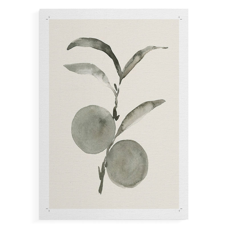 Twilight Oranges I - Impression sur toile seulement - NON-CADRE, H 48 po x l 32 po