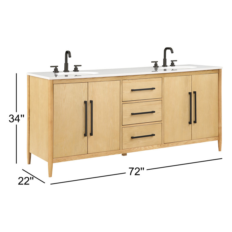 Felicity 72'' Double Bathroom Vanity