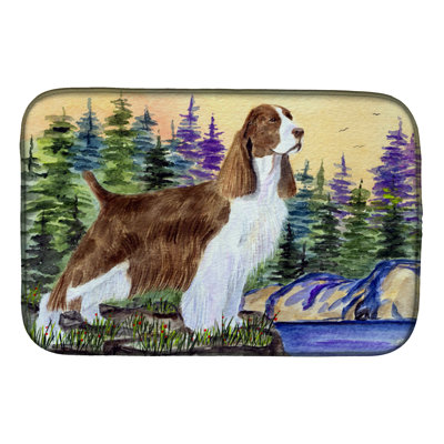 Tapis de séchage épagneul springer