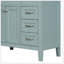 Meuble-lavabo 36 po avec lavabo, armoire de salle de bain blanche avec tiroirs, structure solide et panneau de fibres à densité moyenne-1763247098