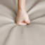 Causeuse-coussin standard en cuir véritable gris-1137776766