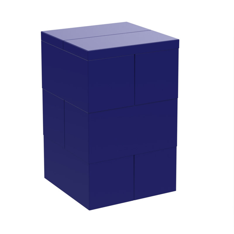 Polypropylene Accent Stool, Blue