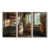 Toile naturelle avec cadre flottant